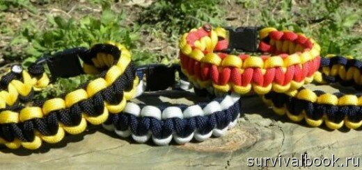 Браслеты выживания, паракордовые браслеты (survival bracelets)